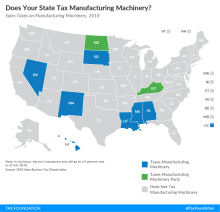 Graphic courtesy of Tax Foundation Does your state tax manufacturing machinery?