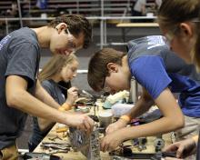 Photo courtesy of BIG KAISER BIG KAISER presents fourth annual donation to National Robotics League