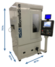 Microlution Inc., Chicago, recently introduced its MR-4 Precision Micro Lathe turning platform that reportedly offers positional accuracy of +/-0.00004" (1µm), maximum acceleration better than 2g, spindle speeds up to 15,000 rpm, tooling speeds up to 30,000 rpm and torque up to 6 Nm (S1)