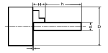 Workpiece close to chuck face Guide to top tooling