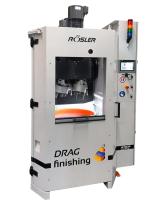 The compact, universally usable drag finisher R 4/700 SF is equipped with a carousel with four rotating spindles. Each spindle holds three work pieces. Separate rotary drives of carousel and spindles allow the individual, entirely independent adjustment of their rotary speeds. The compact, universally usable drag finisher R 4/700 SF is equipped with a carousel with four rotating spindles. Each spindle holds three work pieces. Separate rotary drives of carousel and spindles allow the individual, entirely independent adjustment of their rotary speeds.