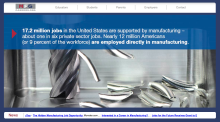 A screenshot of the new USCTI Careers in Manufacturing website. A screenshot of the new USCTI Careers in Manufacturing website.