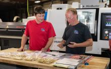 Photo courtesy of Copper Development Association Inc. Brass helps shop achieve impressive results with high-speed machining