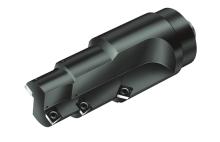 Walter Xpress three-stage special boring tool with internal cooling, Tiger-tec Silver indexable inserts and NCT adaptor. Walter Xpress three-stage special boring tool with internal cooling, Tiger-tec Silver indexable inserts and NCT adaptor.