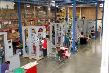 Shop Floor at ASCO Power Technologies. Shop Floor at ASCO Power Technologies.