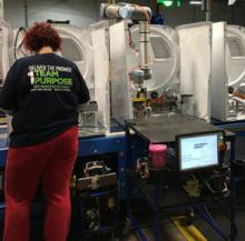Collaborative robot at Whirlpool Corp.