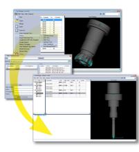 Interface to the ZOLLER TMS Tools Management Solutions provides a direct link between VERICUT and TMS.