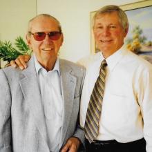 Charles "Bud" Breitenstein (left) and Tom Breitenstein