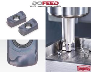 DoFeed Inserts Improve High Feed Milling Performance in Exotic Materials