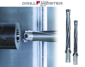 DrillForceMeister Offers 8xD Drills for Hole Diameters from 20 mm to 41 mm 