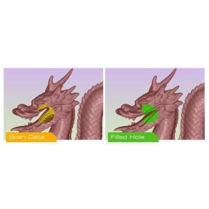 Polygonica Polygonal Modeling Software Engine Addresses Hole Filling