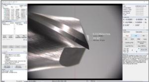 PG1000 Optical Cutting Tool Inspection System uses 5MB camera, 4K monitor