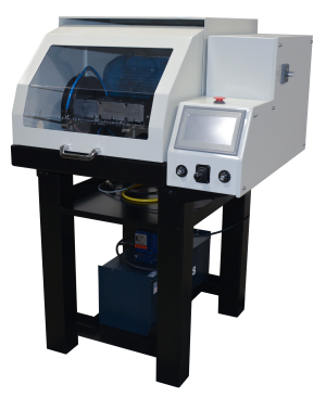 RushCut Cut-Off Machine Is Fully Enclosed Semi-Automatic, Designed for Quick, Easy Cutting