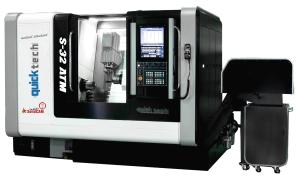 Quicktech S-32 ATM 9-Axis, Twin-Spindle Mill/Turn Center