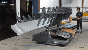 Flipping heavy plate parts