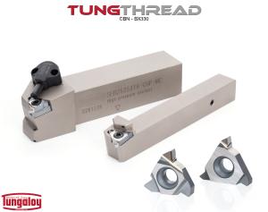 TungThread BX330 CBN Inserts Can Thread Hardened Parts
