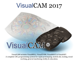 Visual CAD/CAM 2017 CNC Programming Software