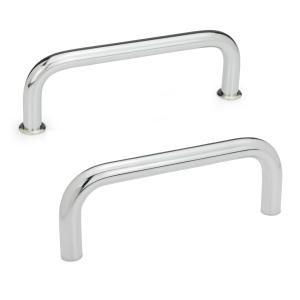 GN 425 Metric Size, Steel Round Cabinet "U" Handles