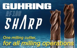RF 100 Sharp | Carbide Milling Cutter for Soft, Tough & High-Alloy Materials