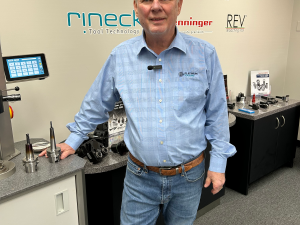 Preben Hansen, president and owner of Platinum Tooling, at the company's showroom in Prospect Heights, Illinois.