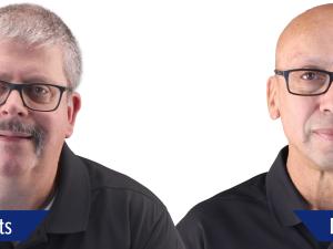 Michael Ricketts as Product Manager - Automation, and Dwayne Perkins as Service Manager - Rotary Tables