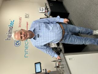 Preben Hansen, president and owner of Platinum Tooling, at the company's showroom in Prospect Heights, Illinois.