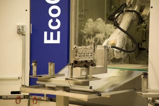 Engine plant reduces power and water consumption by about 30 percent