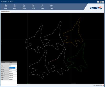 NUMcad 2D Drawing Tool Intuitive Drawing Software Simplifies 2D Path Design