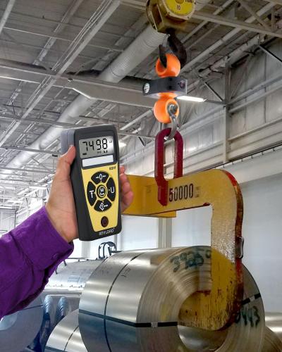 Anyload Dual-Shackle Dynamometer is Battery Operated Anyload Dual-Shackle Dynamometer