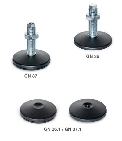 Machine Feet Suited for Large, Heavy Systems, Machines