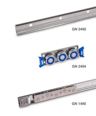 GN 2492 Linear Guide Rail System Linear Guide Rail Systems Designed for Extreme Demands