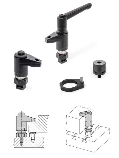 GN 9192 Down-Thrust Clamp GN 9192 Compact, Universal Clamping Element