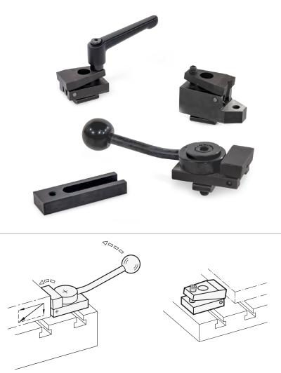 GN 9190.1 Side Clamps Side Clamps Suitable for Universal and Specific Purposes