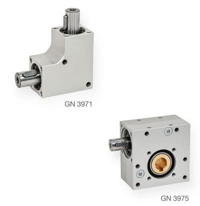 GN3971 and GN3975 Angular Gear Boxes Compact Bevel
Gear Boxes and Worm Gear Reducers