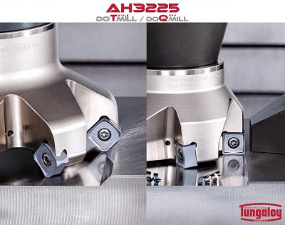 AH3225 Grade Inserts AH3225 Grade Inserts Increase Steel Machining Tool Life and Reliability