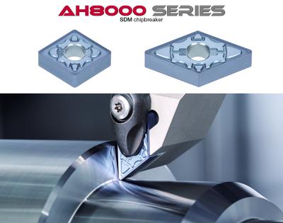 AH8000 Series of Turning Inserts Offers SDM Chipbreaker for Longer Tool Life in Heat-Resistant Superalloys