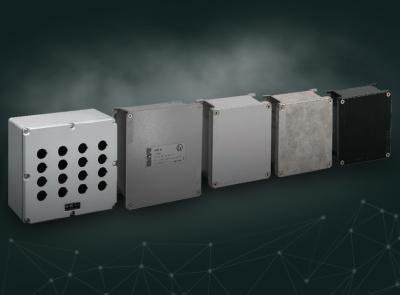 Die-Cast Aluminum Alloy Distribution Boxes Distribution Boxes are Coated, Have Closed Walls