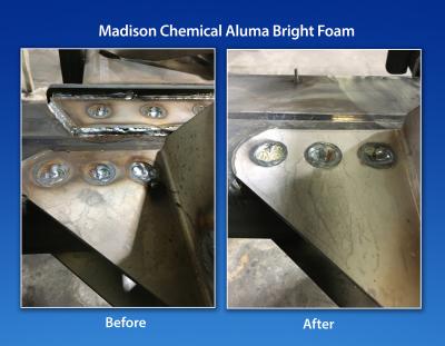 Aluma-Bright Foam Aluma-Bright Foam Cleans and Brightens Aluminum Welds and More