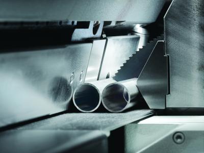 Twincut CNC Tube Sawing Machine Cuts Parts in Two Different Lengths Twincut CNC Tube Sawing Machine