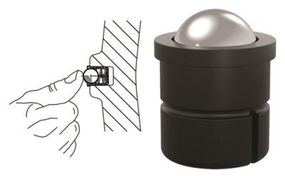 Self-Retaining Ball Plungers Eliminate a Machining Step Self-Retaining Ball Plungers Eliminate a Machining Step