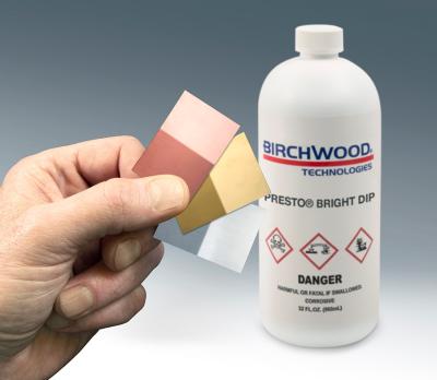 Presto Bright Dip to Brighten Metal While Protecting Against Re-tarnishing Presto Bright Dip to Brighten Metal