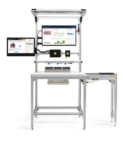 Smart Workstation Combines Manual Production System With App Platform Smart Workstation