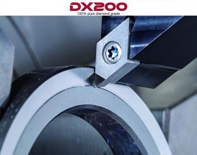 DX200 Binderless PCD Grade Improves Finish Machining of Superhard Non-Ferrous Metals
