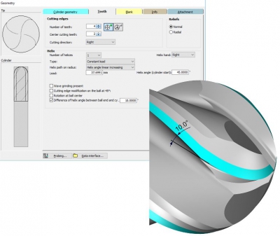 Version 4.0 of NUMROTO Tool Grinding Software