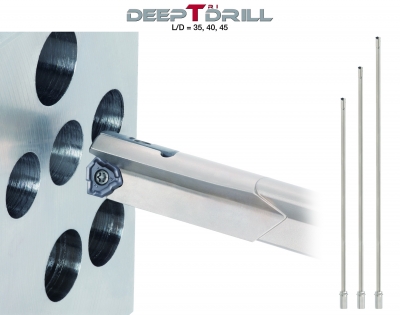 DeepTri-Drill Offers up to 45xD Drilling Depths on Standard CNC Machines 