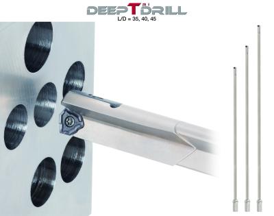 DeepTri-Drill DeepTri-Drill Offers up to 45xD Drilling Depths on Standard CNC Machines
