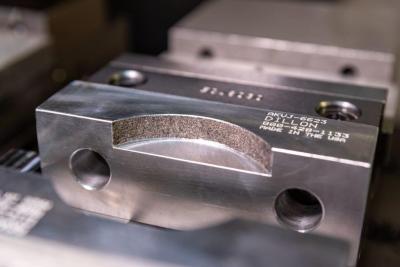 Vise Jaws Can Be Machined to Match Contours and Curves of Workpiece