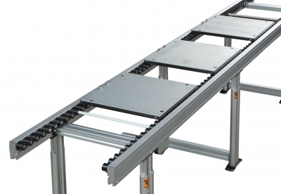 ERT 250 Conveyor Provides Beltless, Zone Control for Pallet and Tray Handling