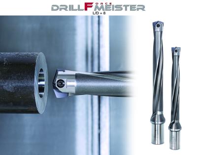 DrillForceMeister Offers 8xD Drills for Hole Diameters from 20 mm to 41 mm 