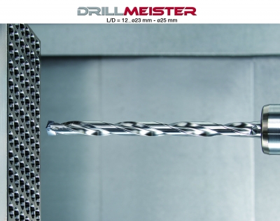 DrillMeister 12xD Drill Body Head Changeable Drills